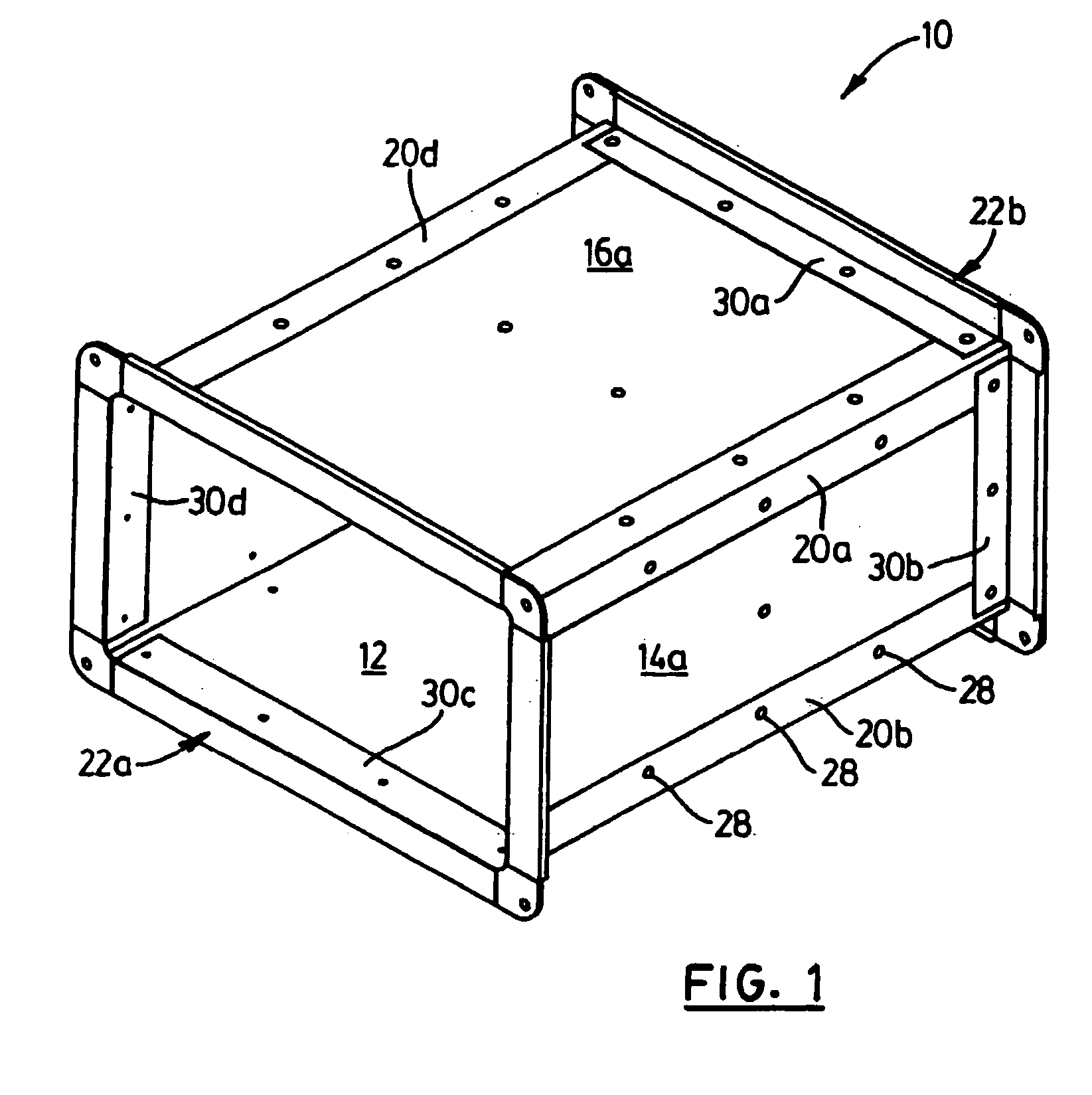 Apparatus for a fire-rated duct