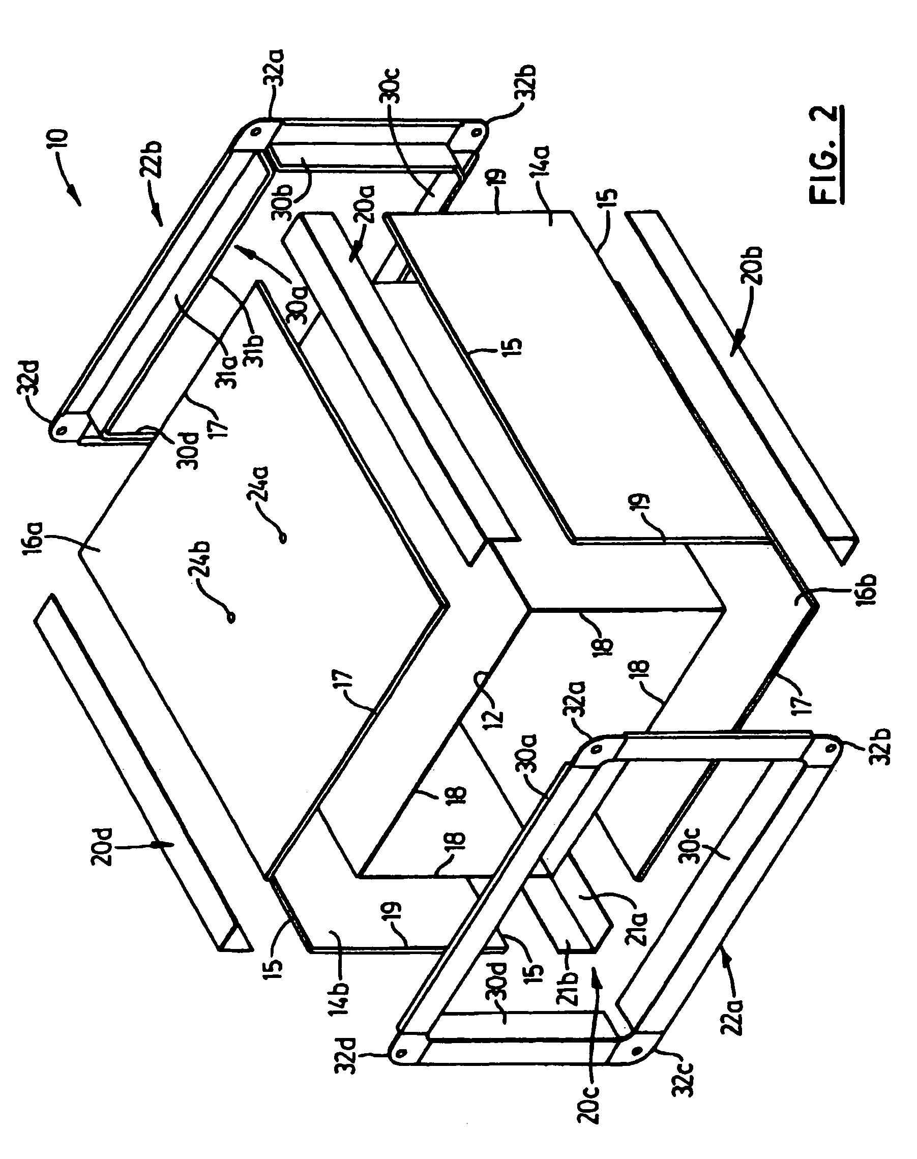 Apparatus for a fire-rated duct
