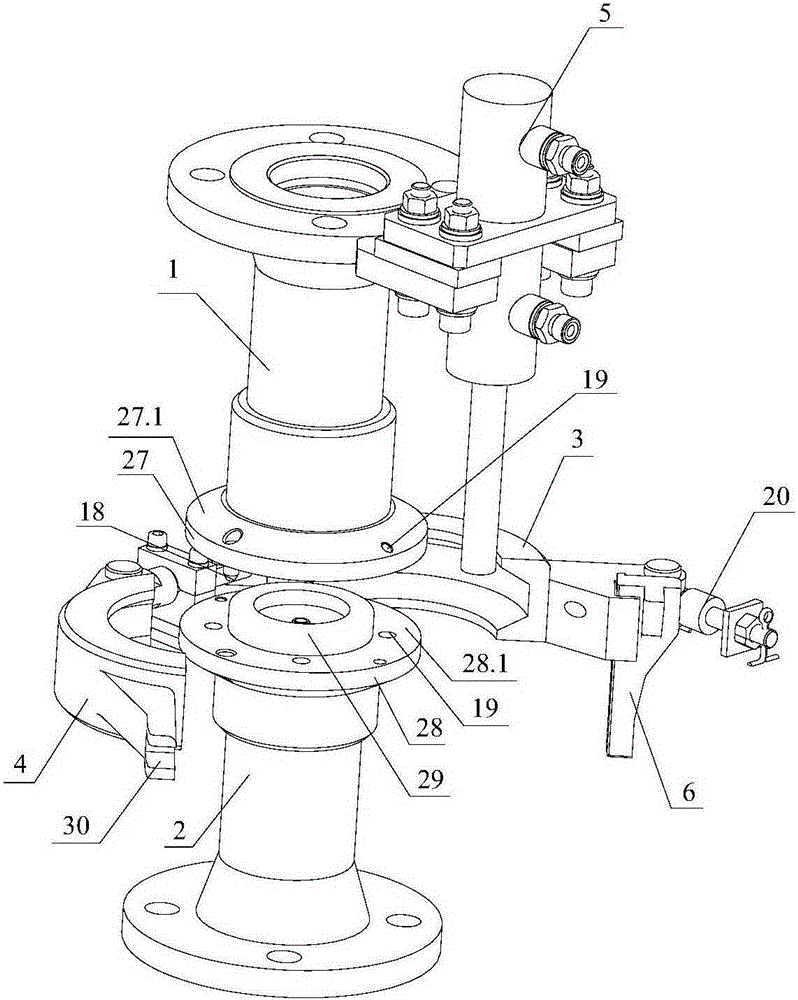 Emergency release device for low-temperature fluid loading and unloading arm
