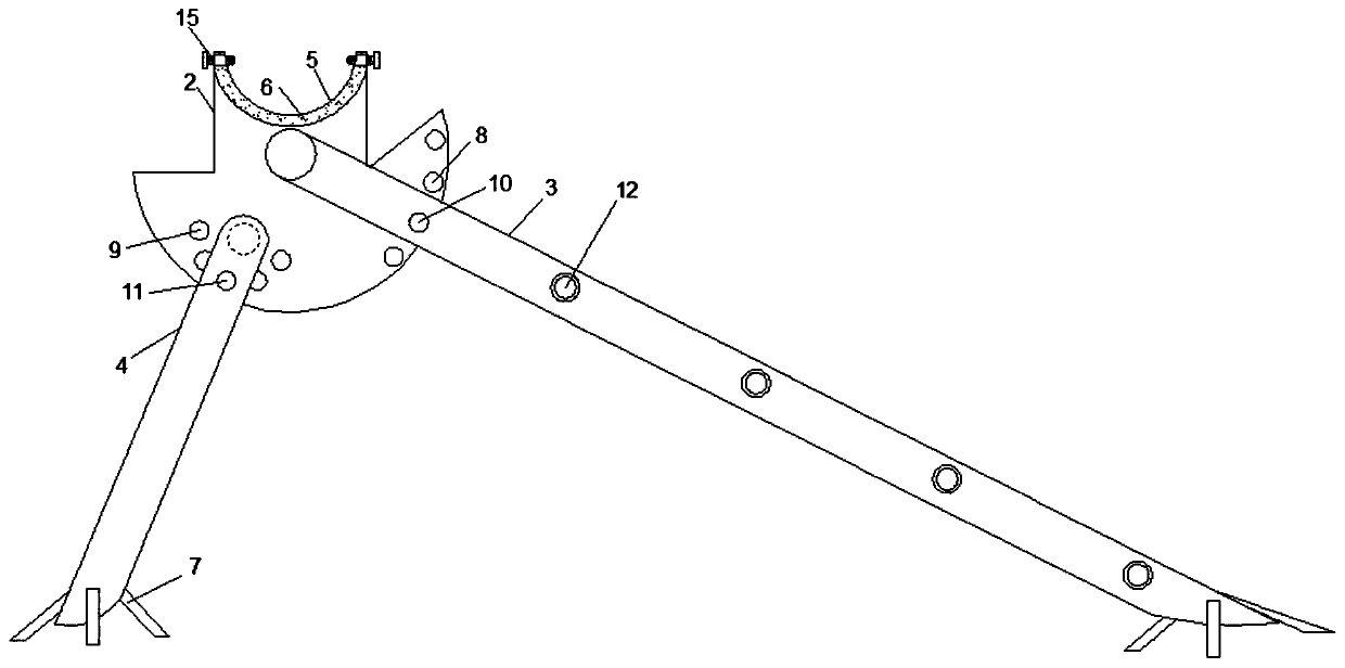 Engineering support of deploying type high-stability thermal insulation type solar water heater