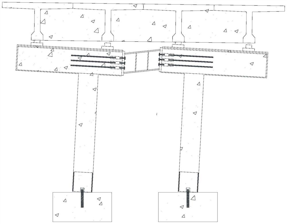 Self-resetting double-column pier system with replaceable shear energy consumption device