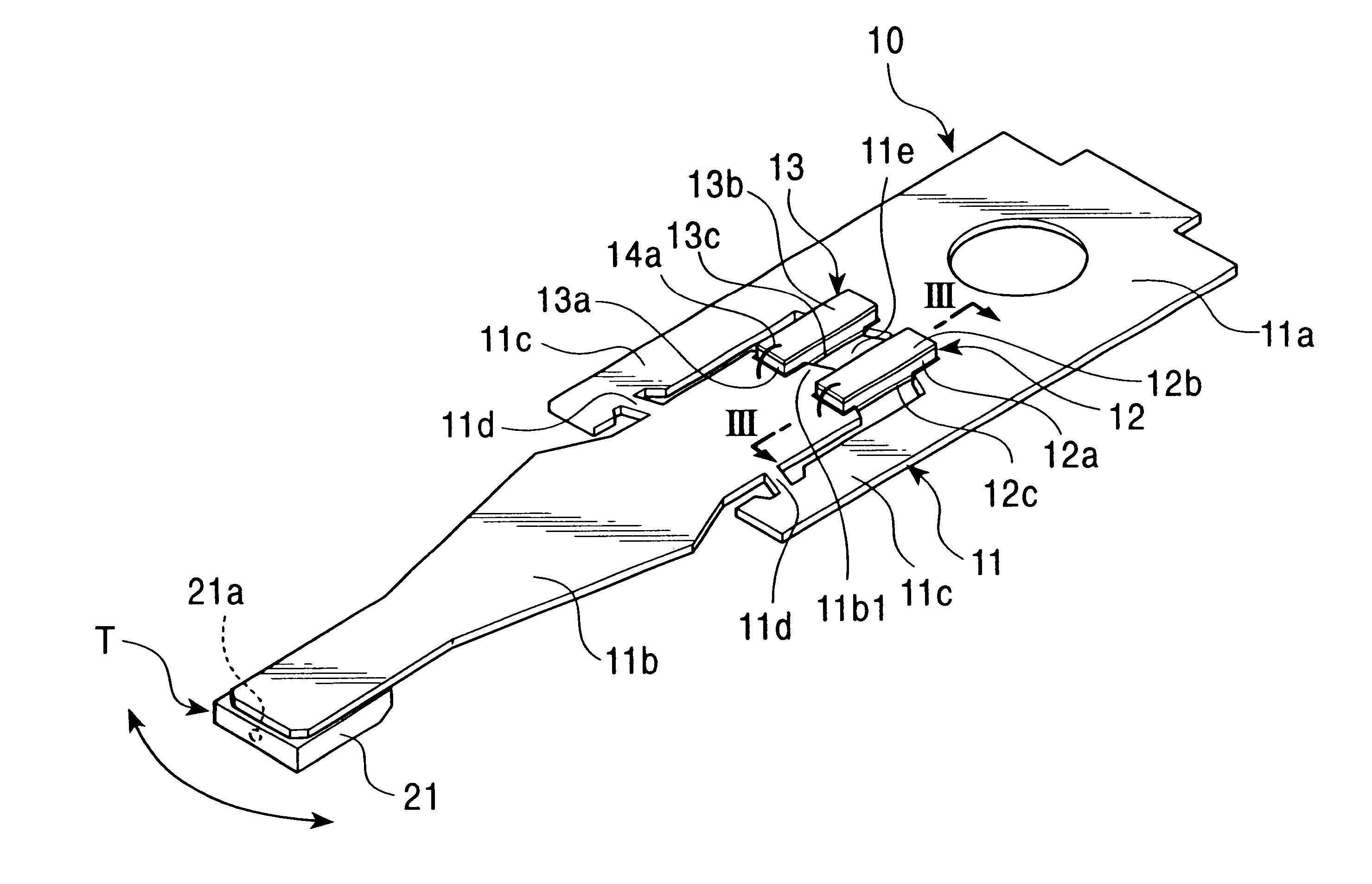 Magnetic head device having suspension with microactuator bonded thereto