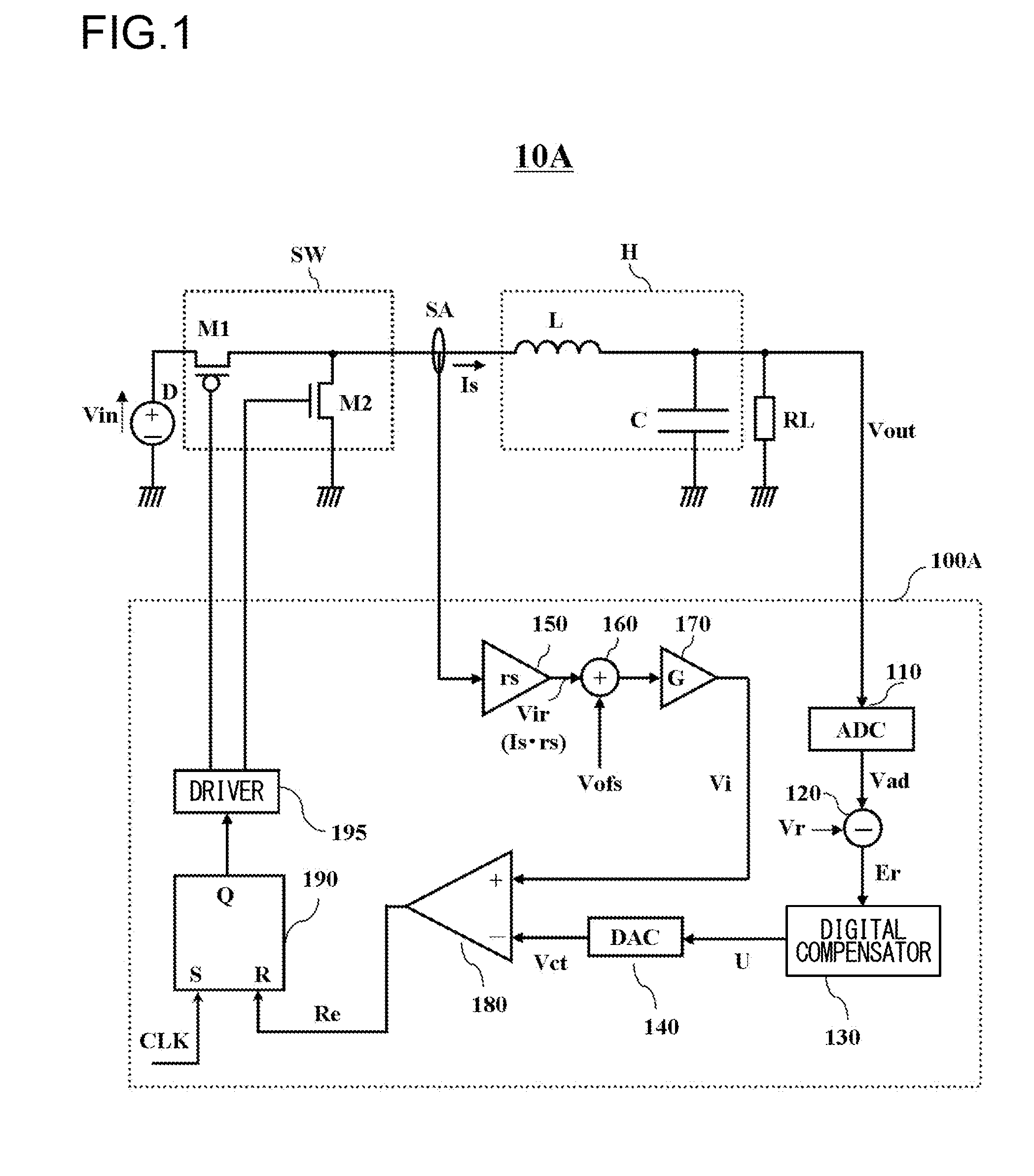 Switching power supply control circuit