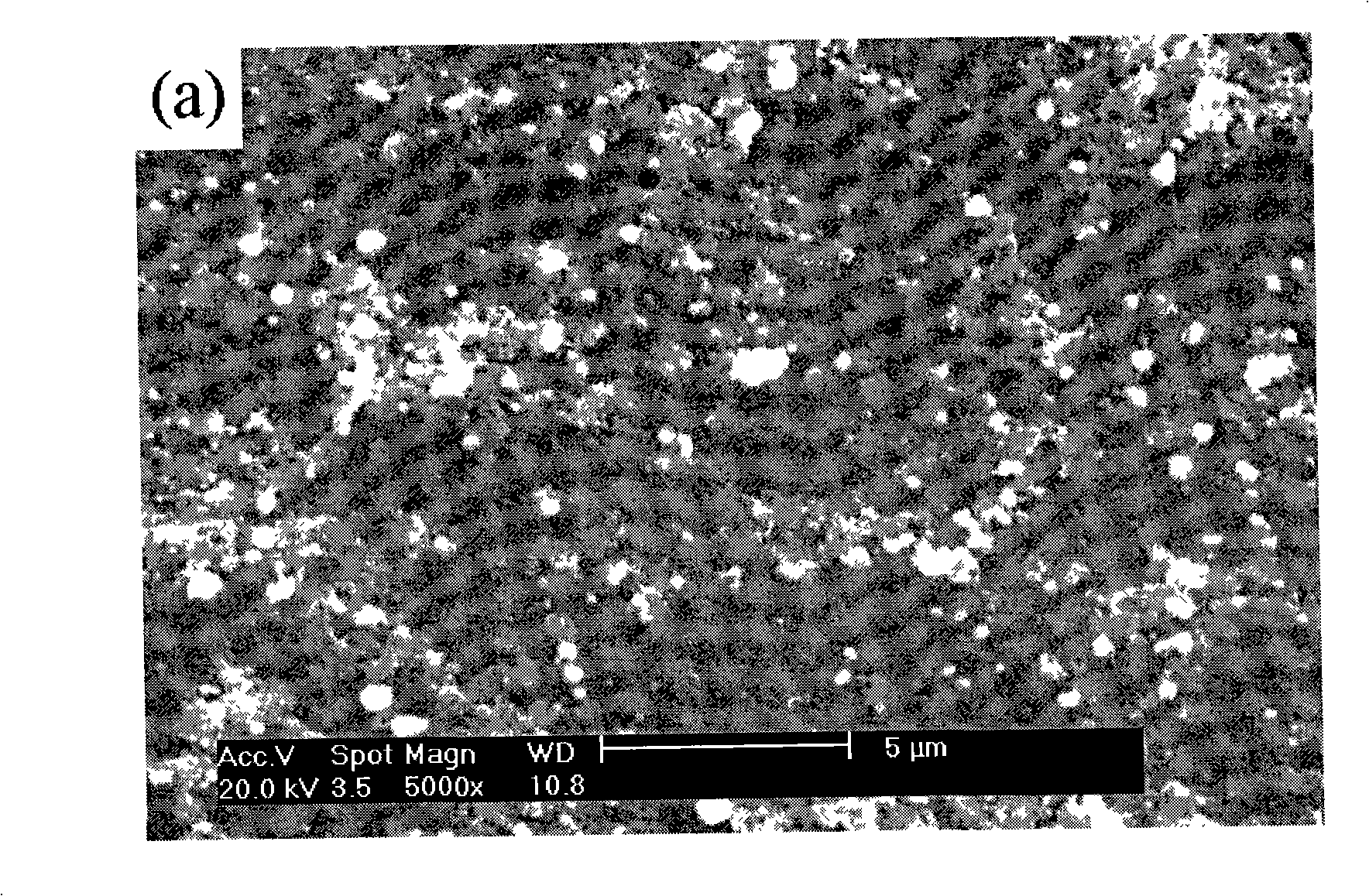 Method for preparing copper indium selenium compound thin film by continuous ion sheath adsorption reaction method