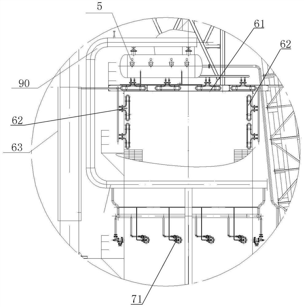 Device and process for producing high-activity lime