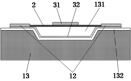 MEMS pressure sensor based on frequency detection principle and preparation method thereof