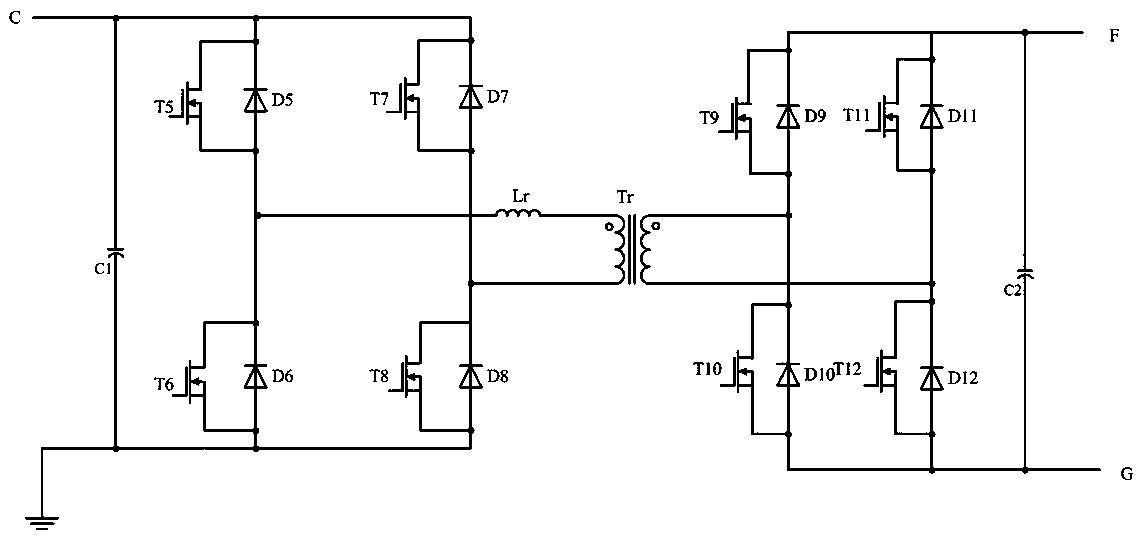 Direct-current power transmission and distribution power flow control device, control strategy and application method thereof