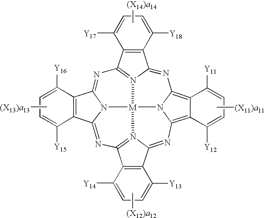 Phthalocyanine compound, ink, inkjet recording ink, ink-jet recording method and method for improving ozone gas resistance of color image material
