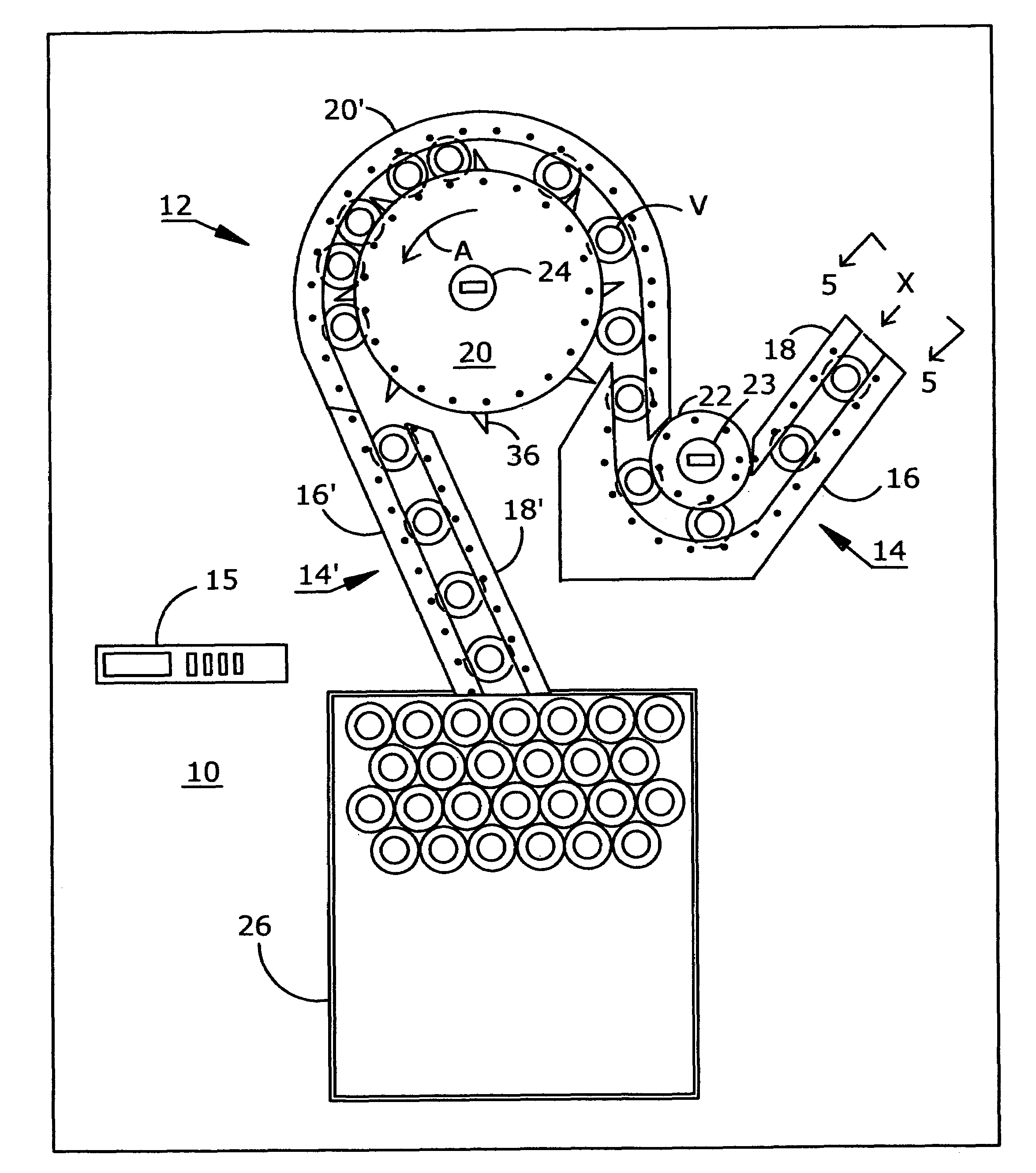 Apparatus for loading trays