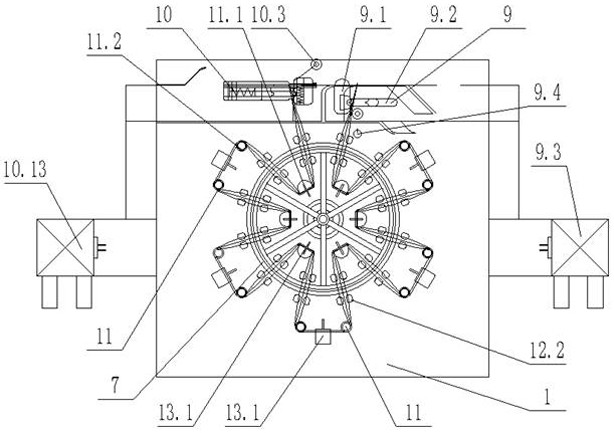 Production equipment and production process for water treatment internal and external filament separation combined filler