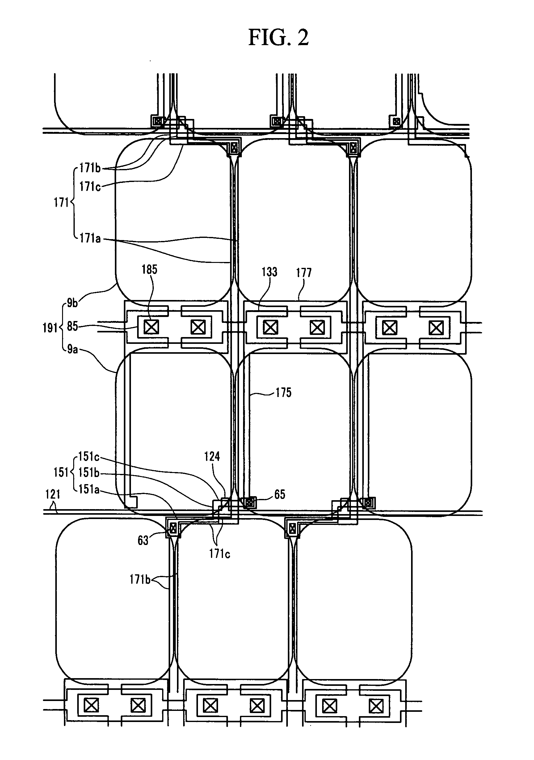 Increasing LCD aperture ratios