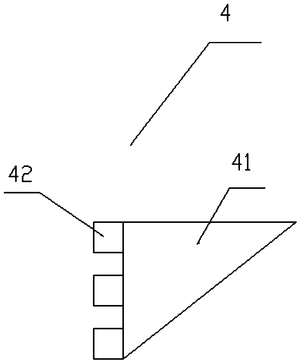 Gravity induction vending machine fixing structure