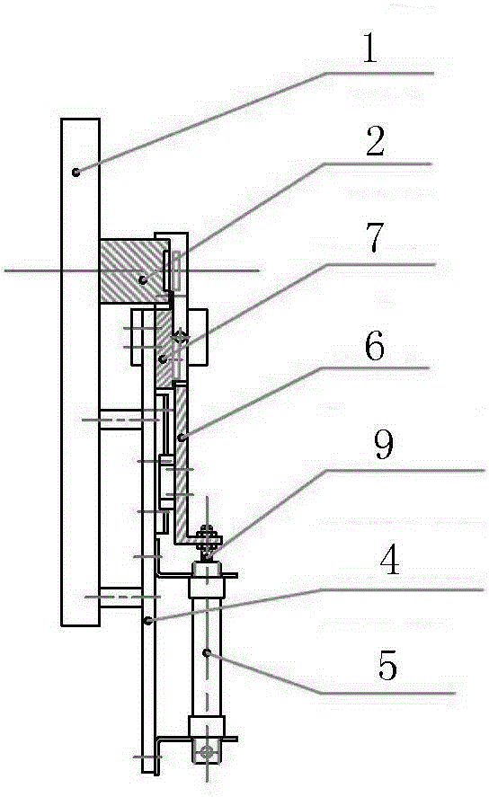 A limit mechanism for automatic feeding device of disc-shaped parts