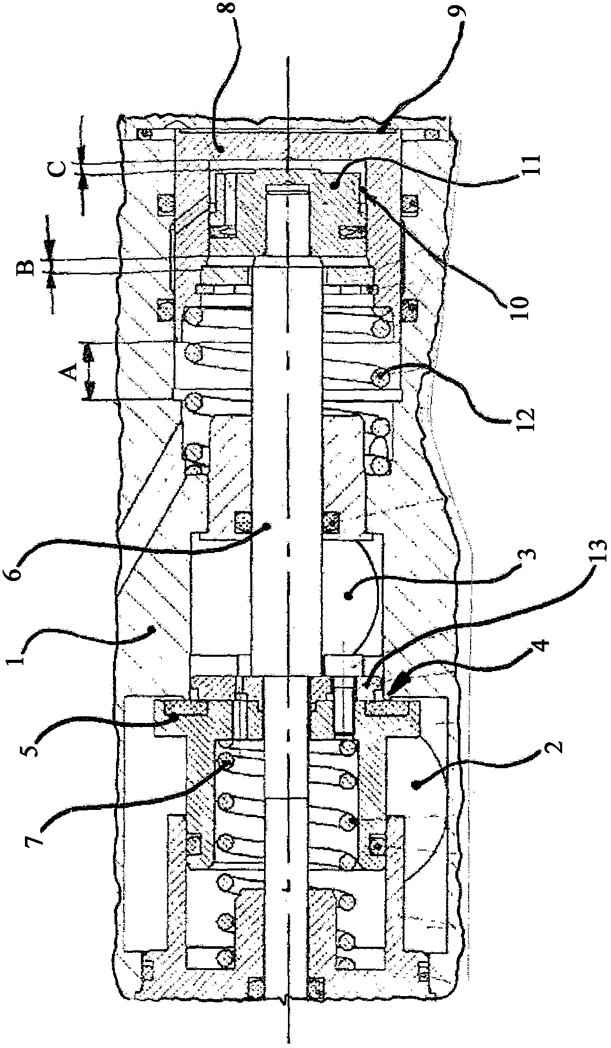 Multi-stage switchable pilot-controlled valve arrangement