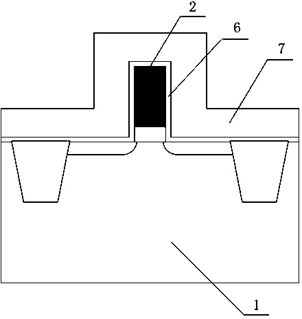 Side wall cavity layer structure of semiconductor device and method for preparing side wall cavity layer structure