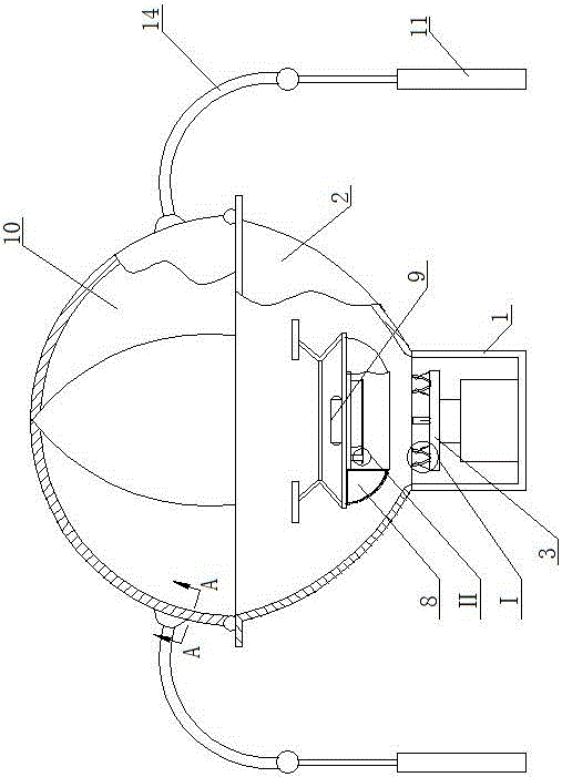 Small aircraft landing assisting device