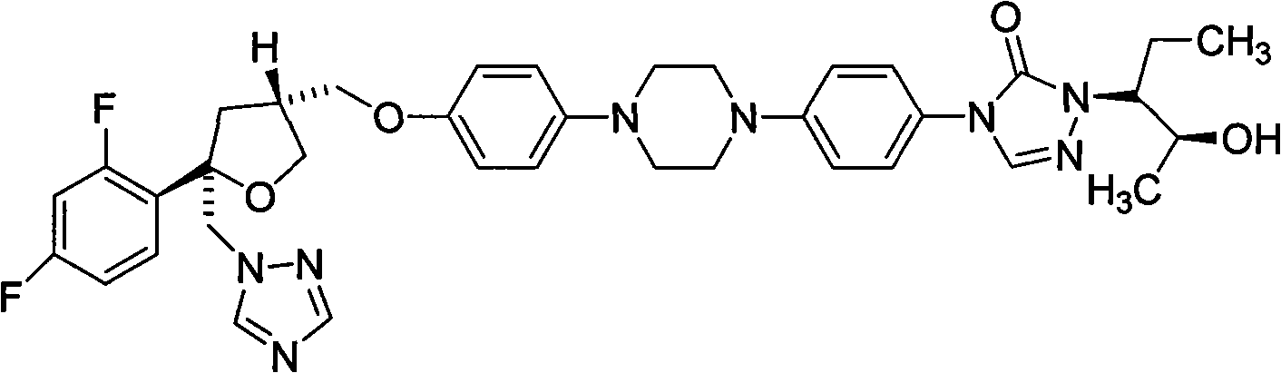 Simple preparation method for posaconazole and piperazine intermediate thereof