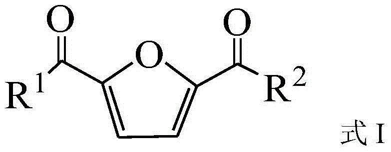 Preparation method of 2,5-diacyl furan compound