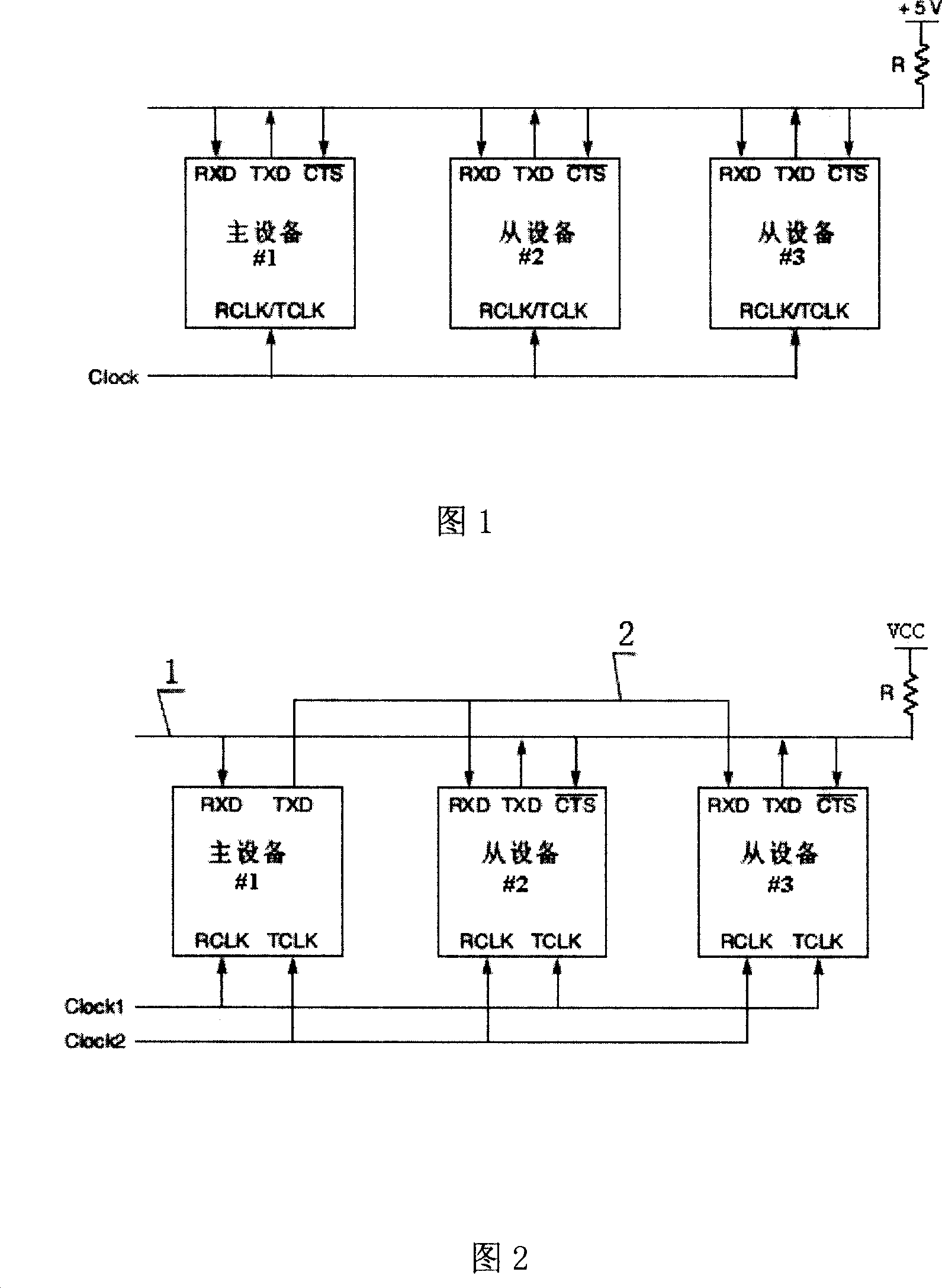 485 bus system and method for transmitting data