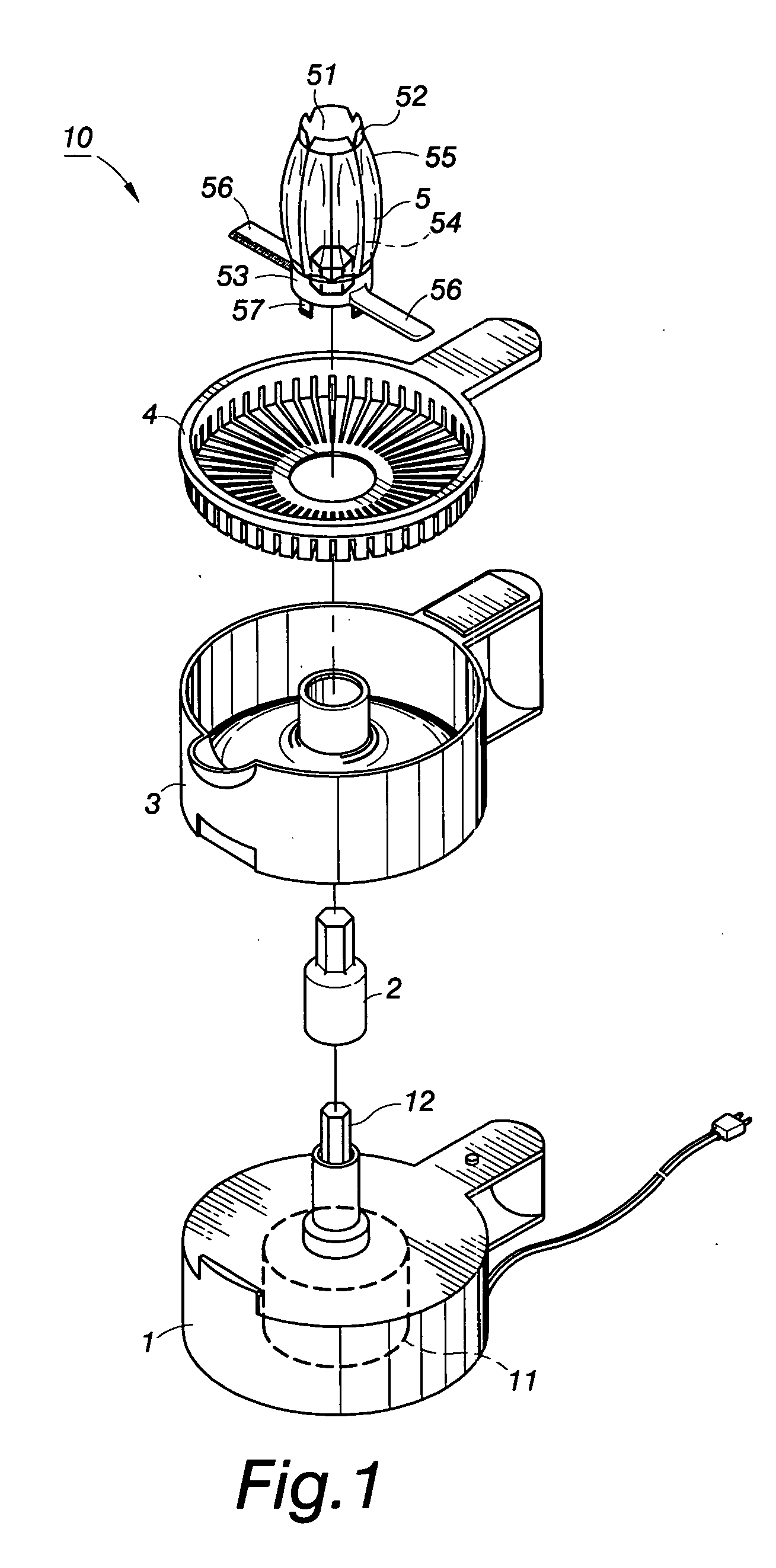 Reamer structure of a juicer