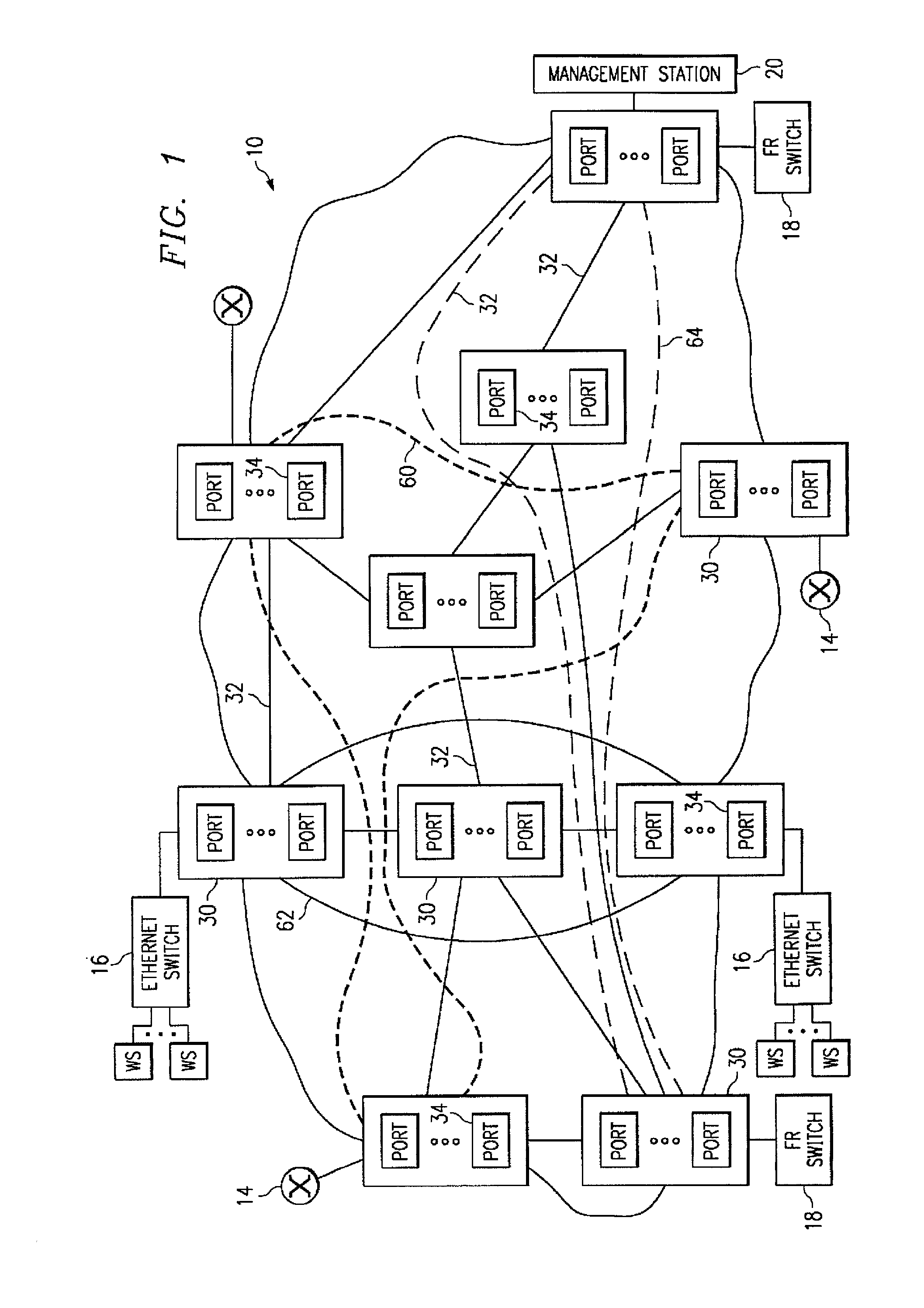 Unique address space and method for a transport network