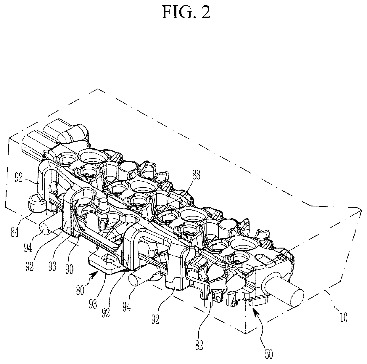 Cooling system for cylinder head and cooling system for vehicle provided with the same