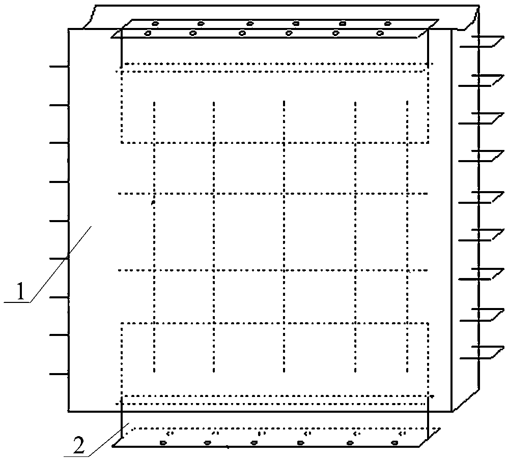 Connection structure and construction method of prefabricated shear wall panels with dry-shaped connectors