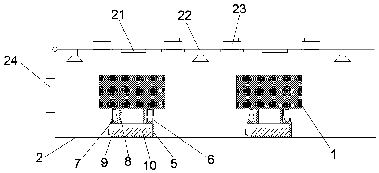 Full-automatic black soldier fly continuous breeding device and use method thereof