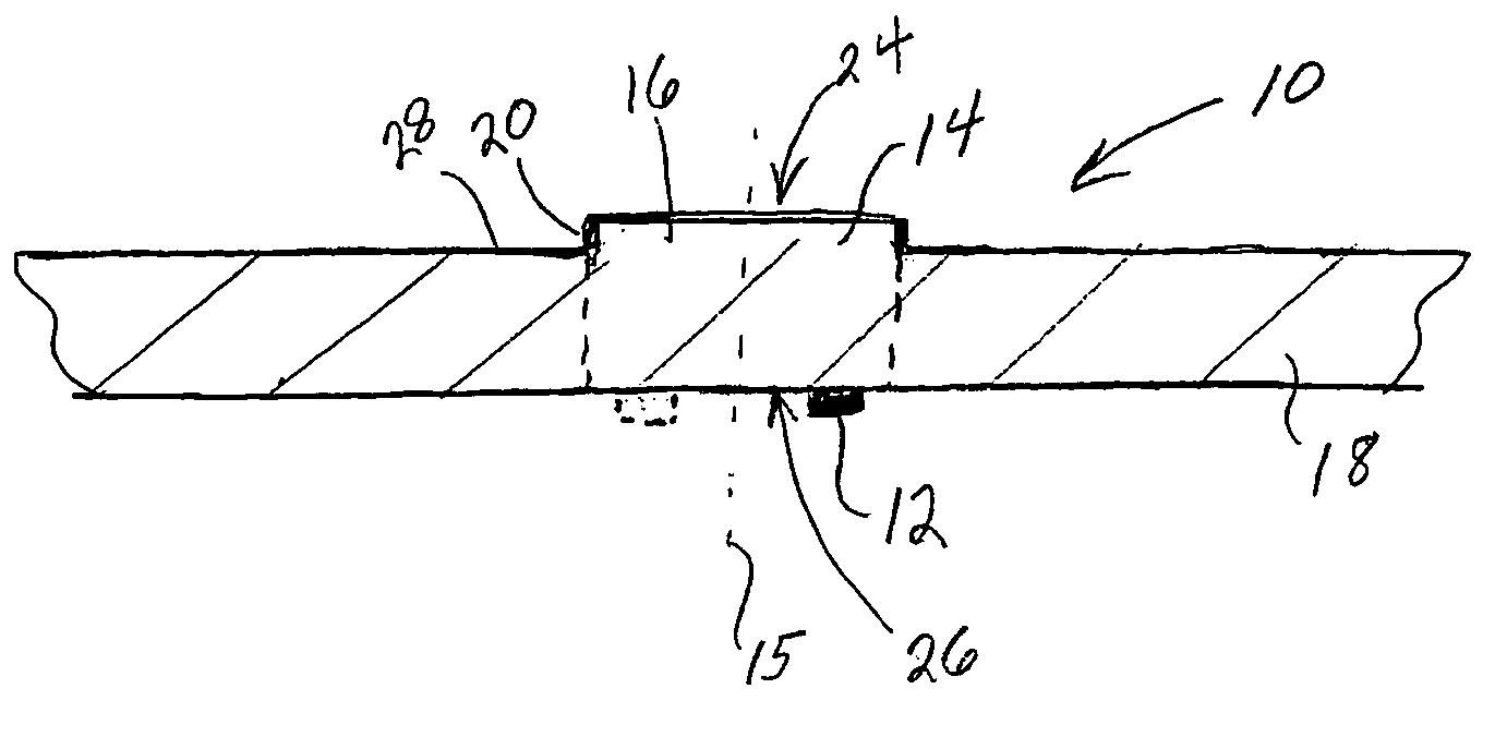 Torsional acoustic wave sensor