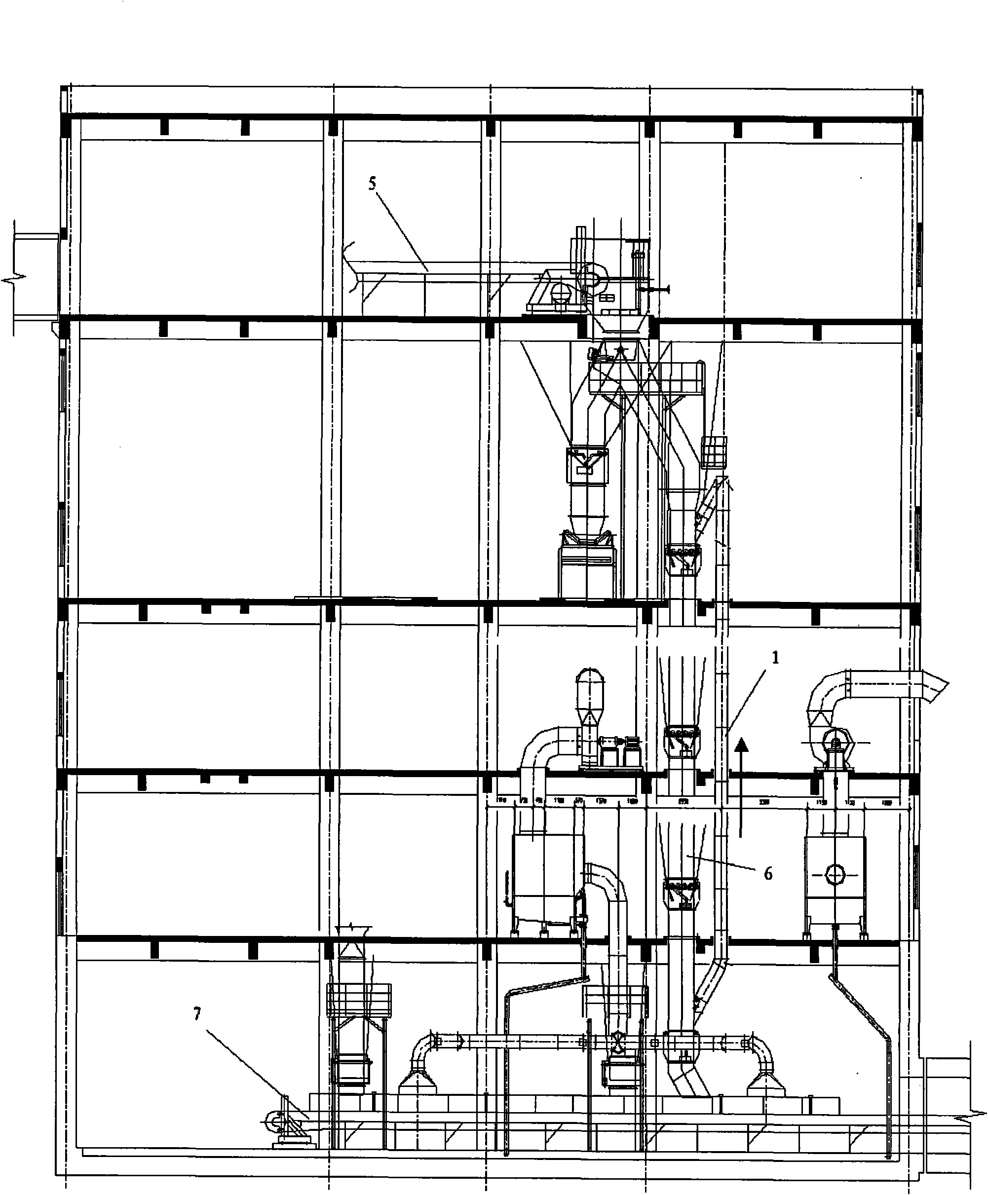 Auxiliary dedusting device and method of thermal power plant coal conveying system