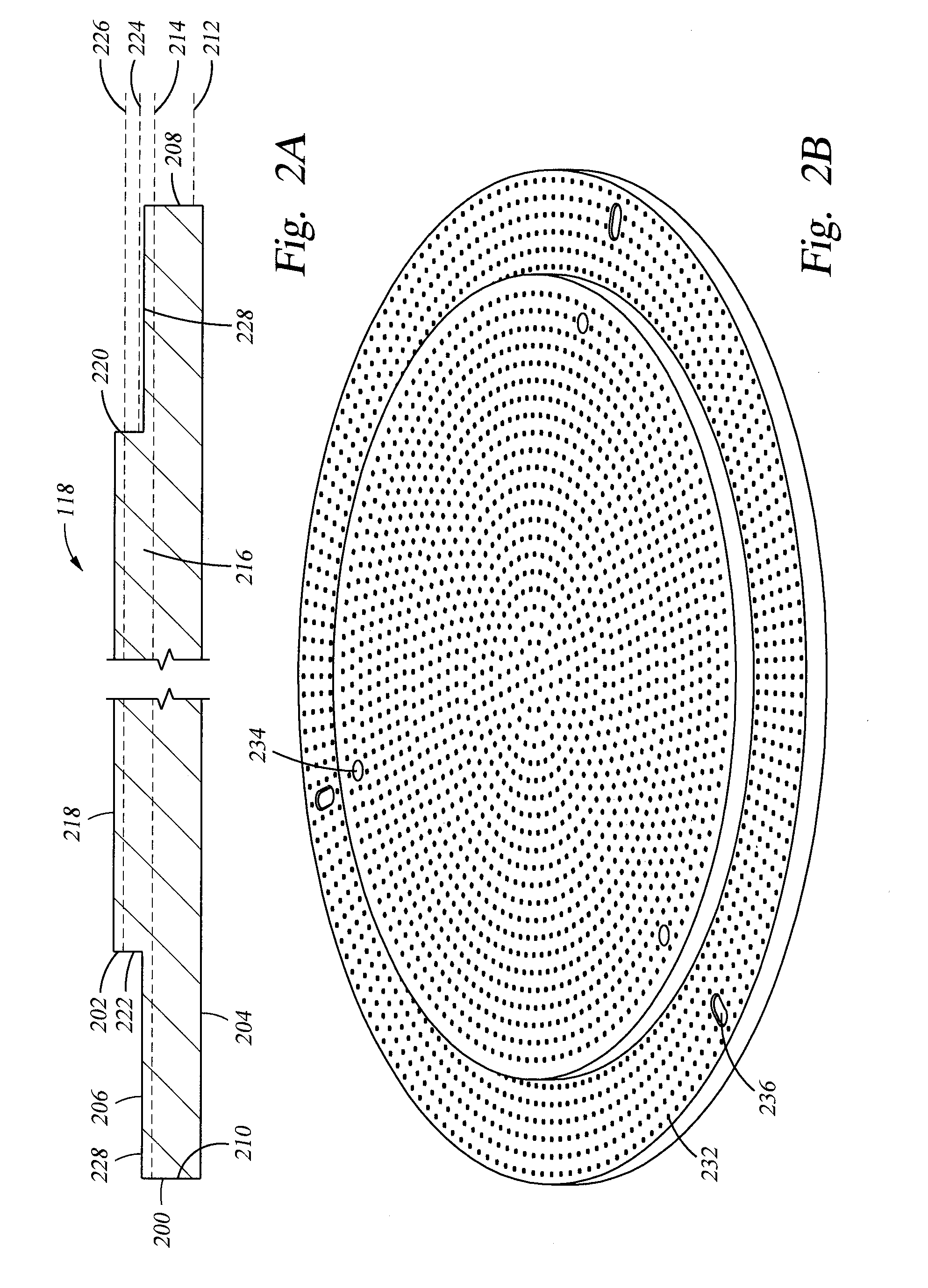 Support assembly for substrate backside discoloration control