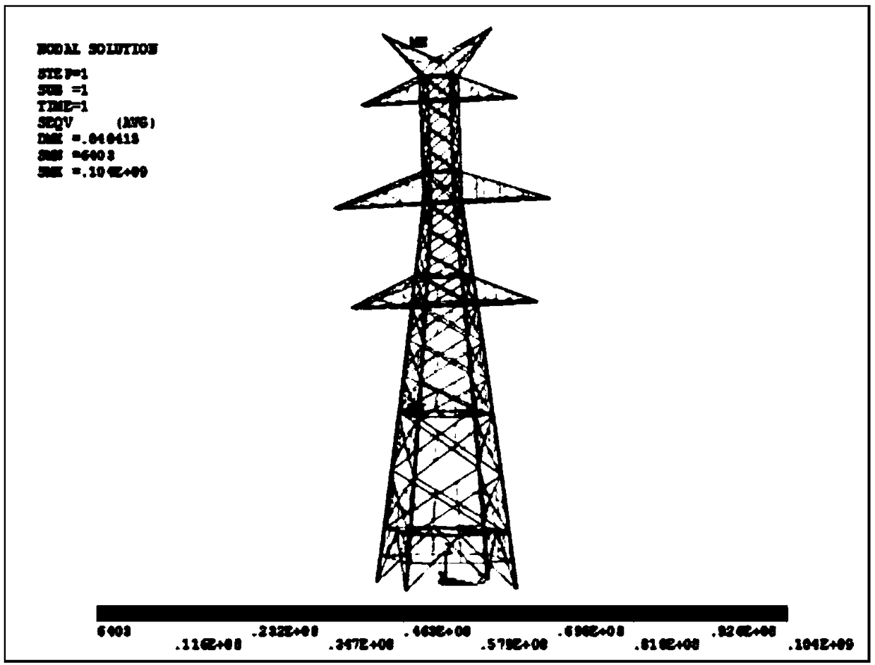 A method for evaluating the structural state of a transmission tower
