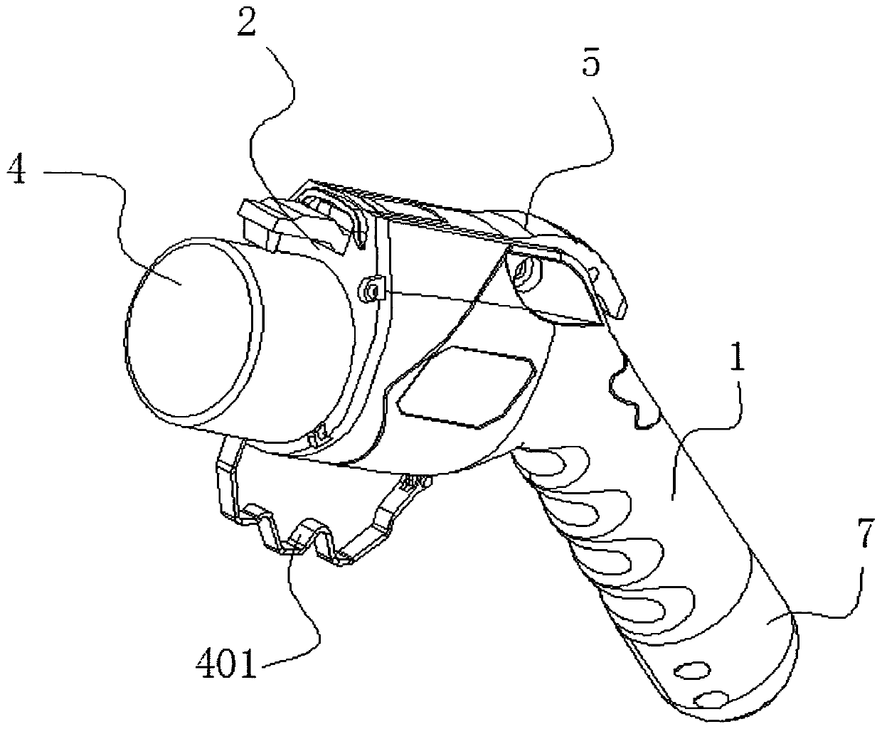 Electric vehicle charging gun with IP67 waterproof rating