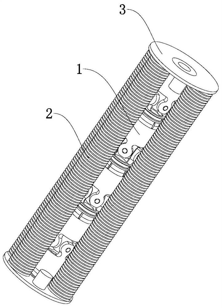 Rigid-flexible coupled pneumatic muscle