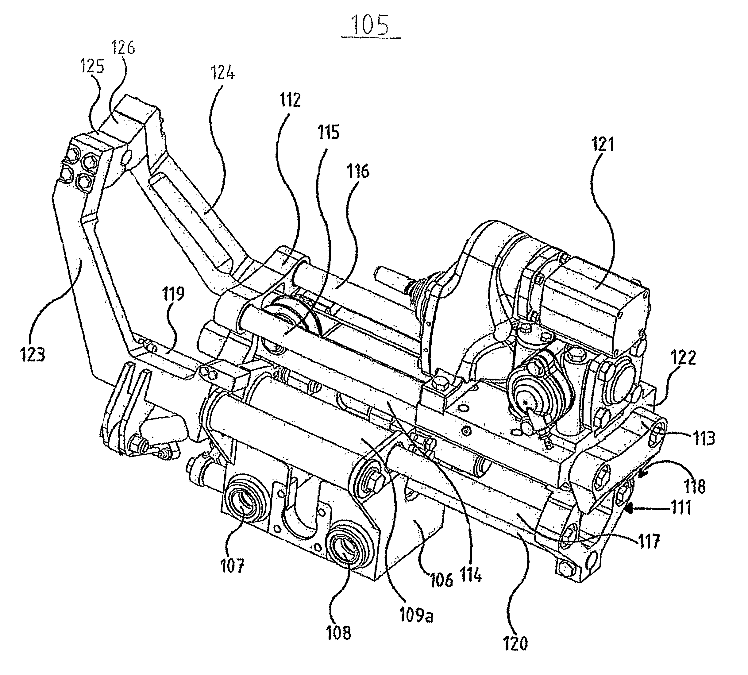 Rock drilling device