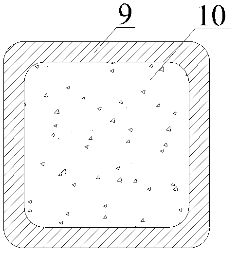 Three-dimensional asymmetrical supporting system