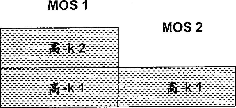 Semiconductor devices having different gate dielectrics and methods for manufacturing the same