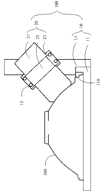 Cone film thickness testing device and manufacture method thereof