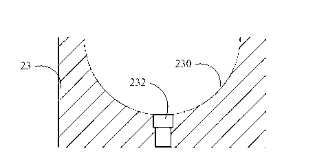 Cone film thickness testing device and manufacture method thereof