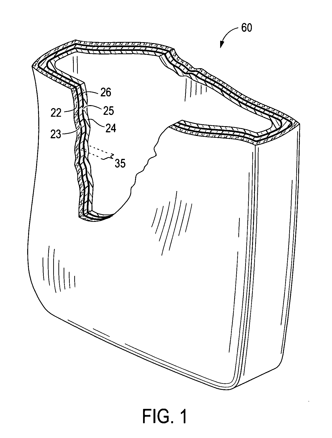 Tear resistant bag for consumables