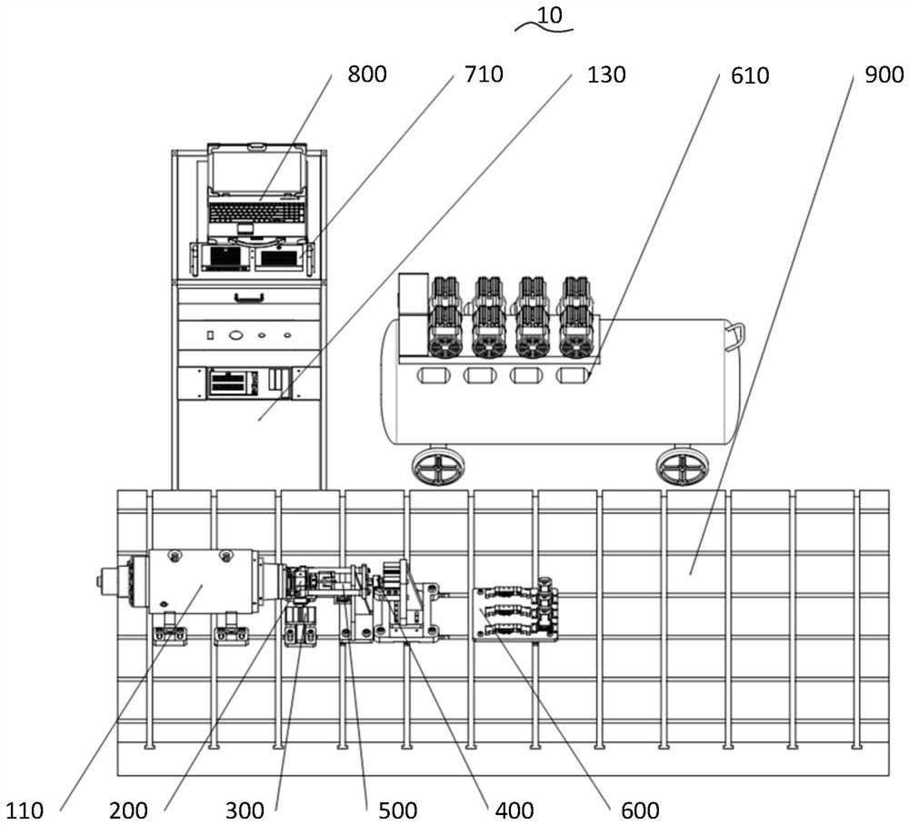 Electric Spindle Pneumatic Loading Device and Condition Monitoring System