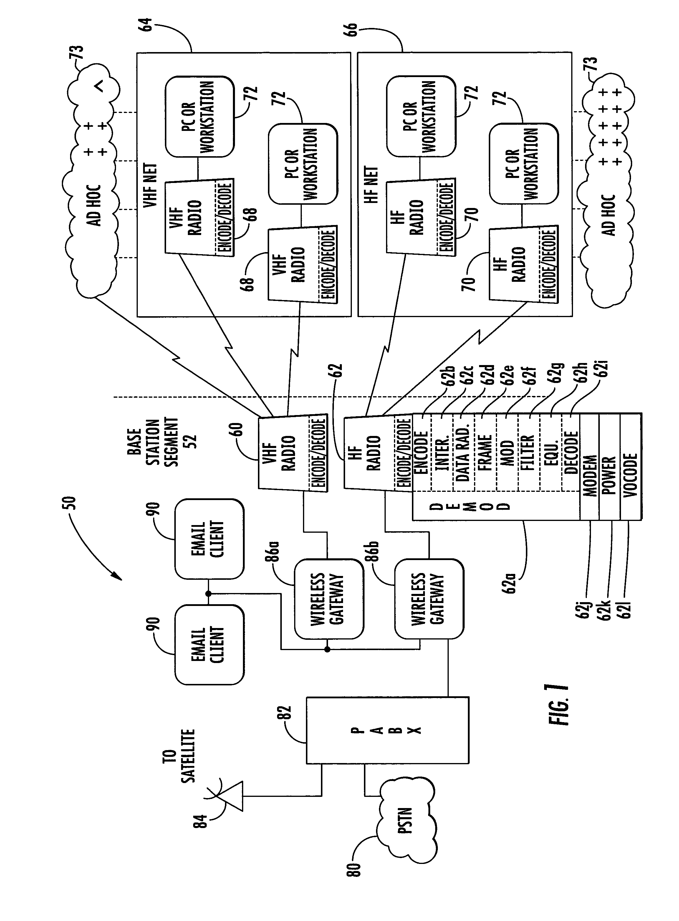 System and method for communicating over mesh networks using waveform-enhanced, link-state routing