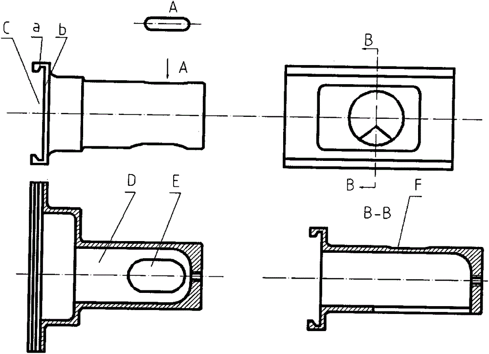 Sliding plate type exhaust pipe joint for small engine test bench