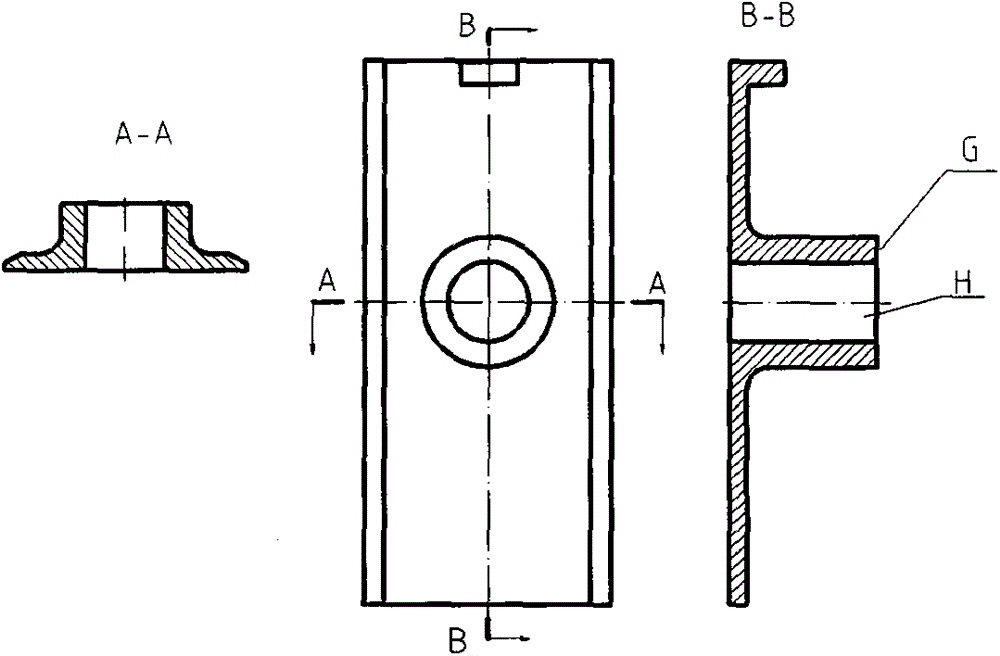 Sliding plate type exhaust pipe joint for small engine test bench