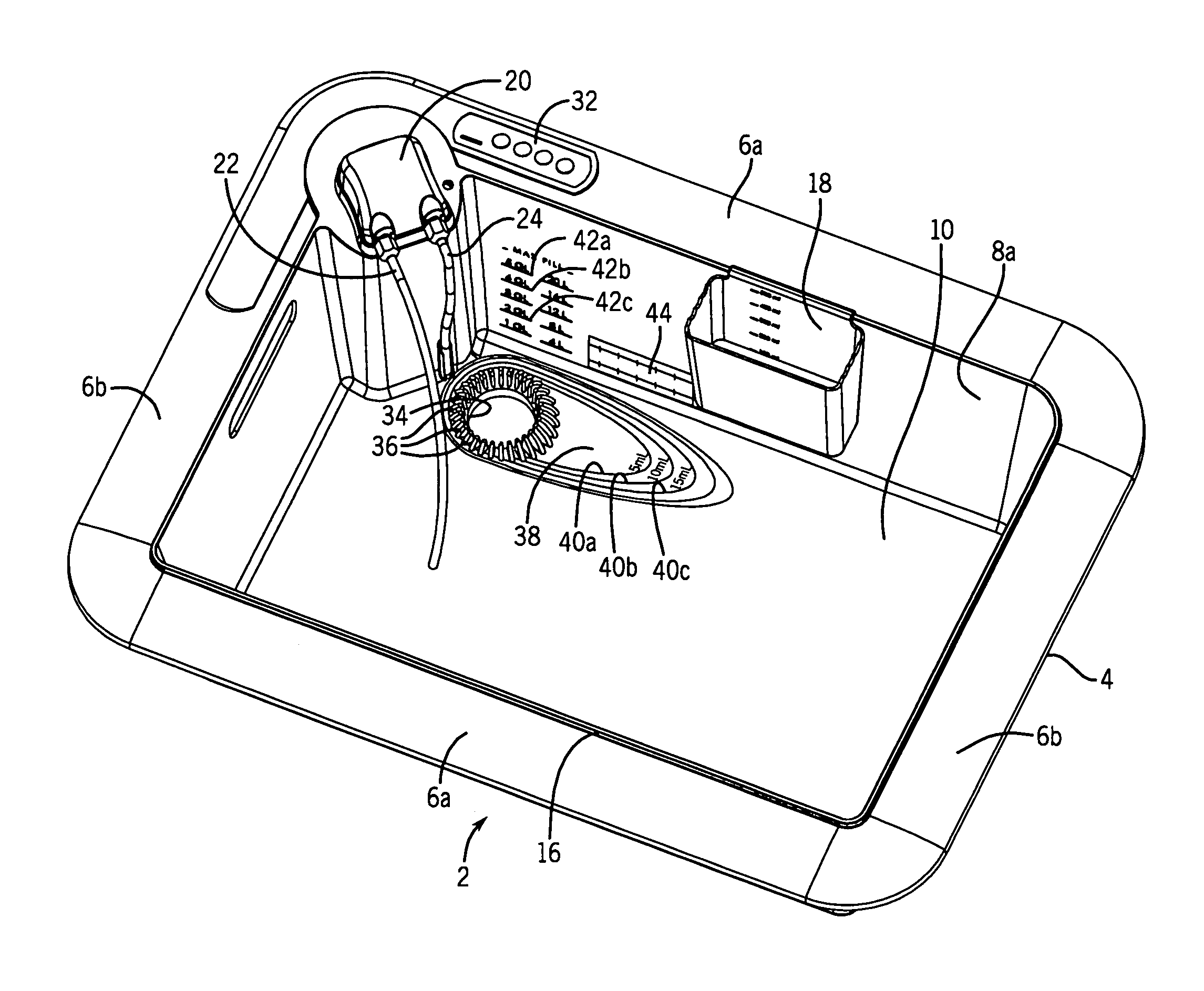 Sink insert for cleaning a medical or surgical device