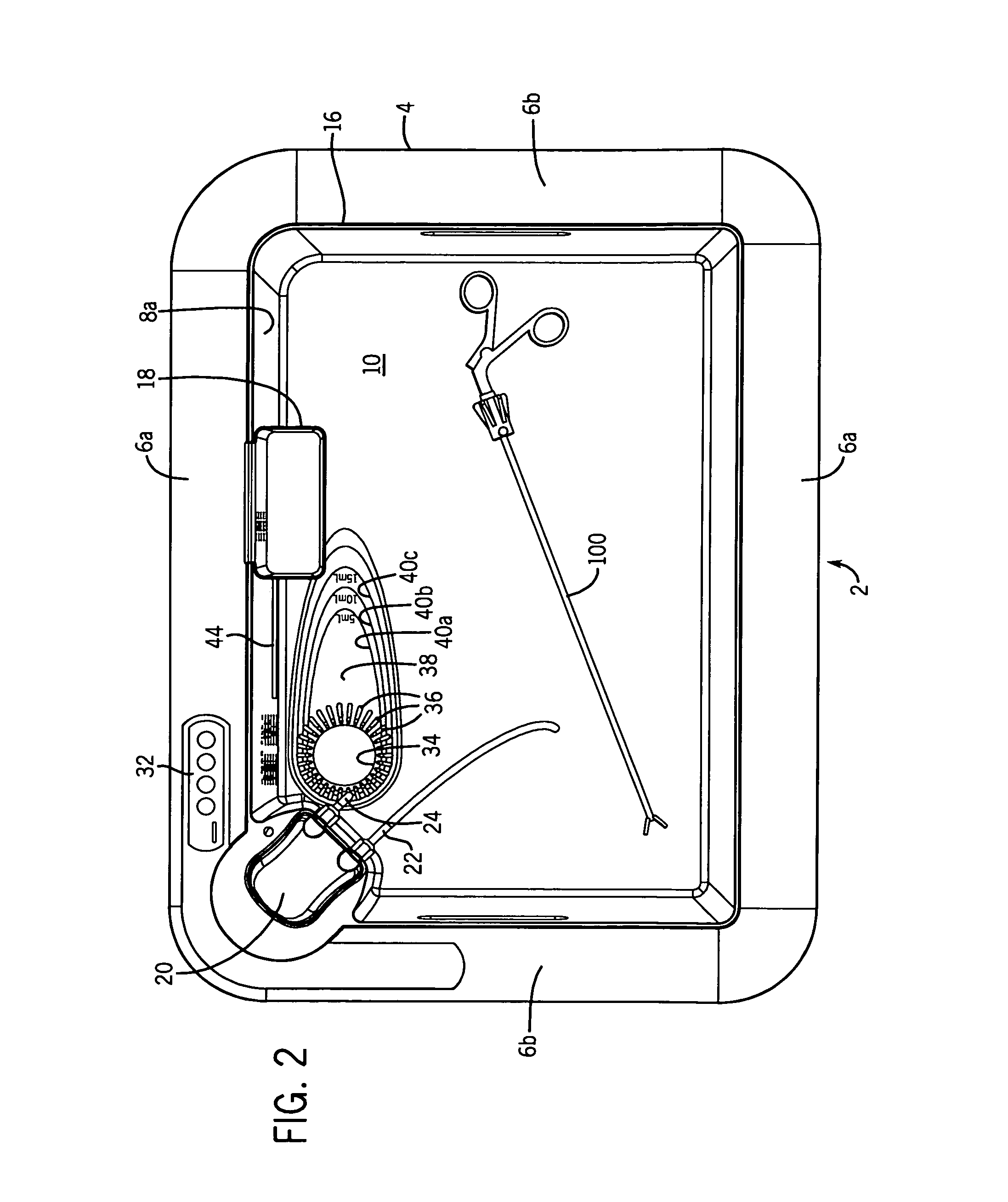 Sink insert for cleaning a medical or surgical device