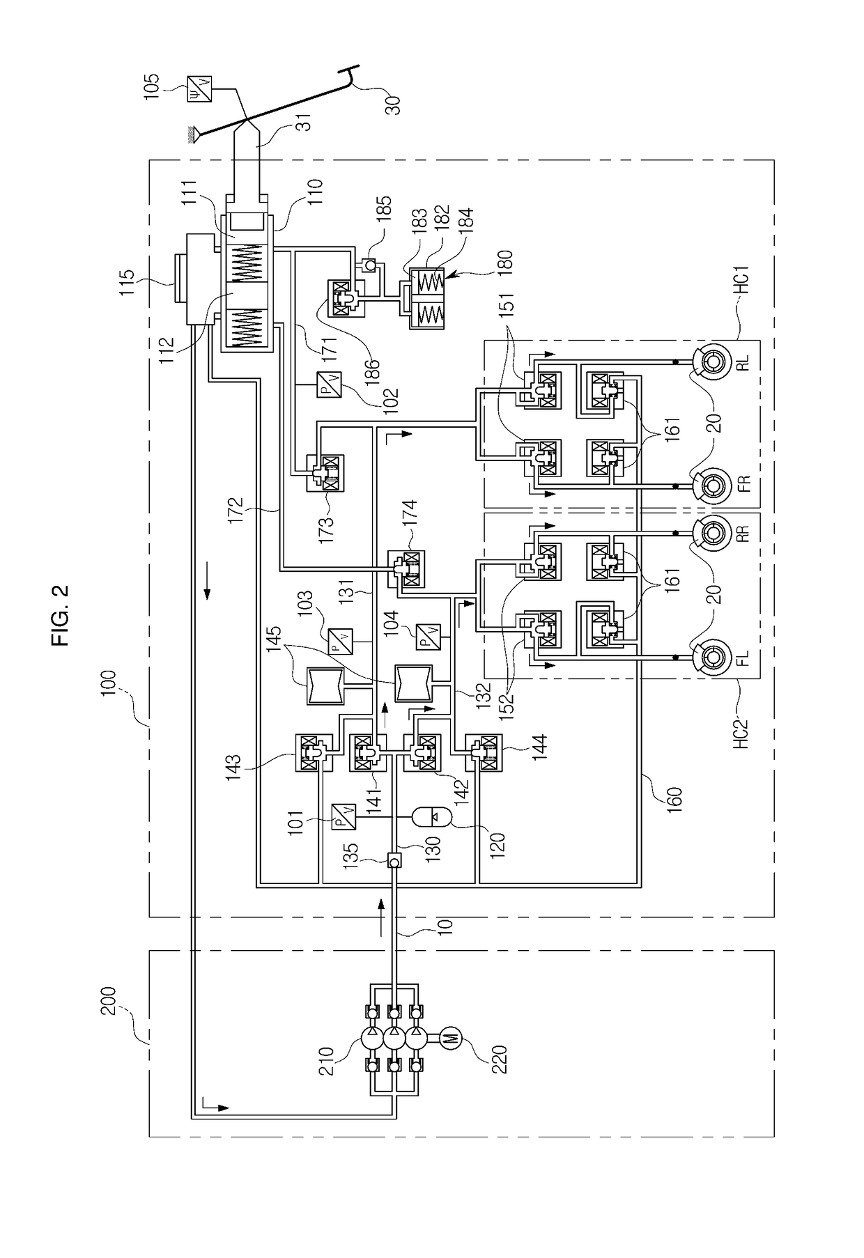 Electric brake system and method thereof
