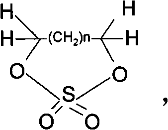 Lithium ion battery electrolyte difficult to decompose under high voltage above 4.2V