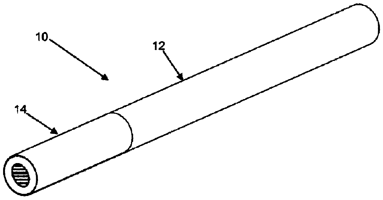 Aerosol generating article having improved mouth end cavity