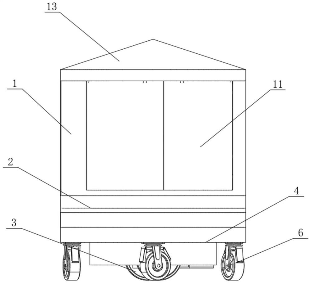 Pivot steering system and small multi-wheel carrying logistics vehicle